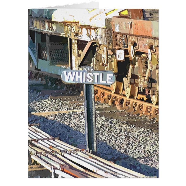 CARTÃO PLACA DE COMBOIOS DE VAPOR (Frente)