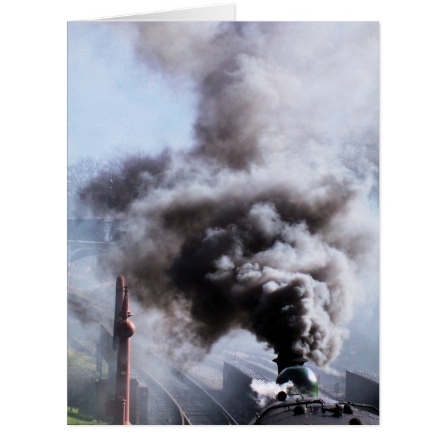 CARTÃO PLACA DE COMBOIOS DE VAPOR (Frente)