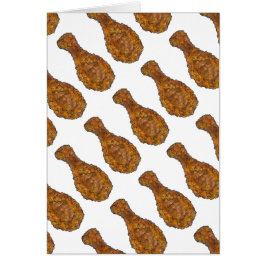 Cartão Placa de Comida de espuma de galinha com pernas fr