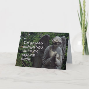 Cartão Placa de Condolências Inversa 2