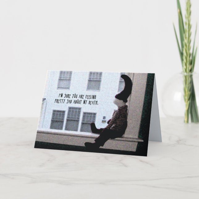 Cartão Placa de Condolências Inversa 3 (Frente)