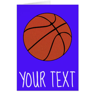 Cartão Placa de cor e texto personalizado do jogador de b