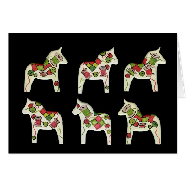 Cartão Placa de costura do Dentro vazio (Frente Horizontal)