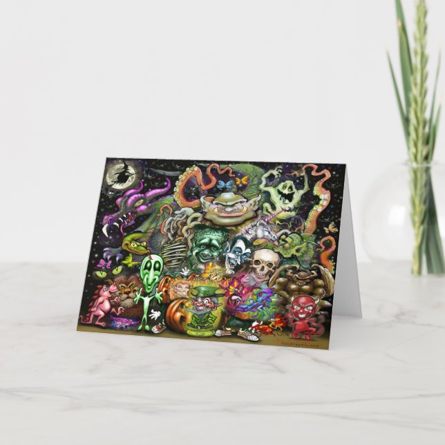 Cartão Placa de Criaturas Mágicas (Frente)