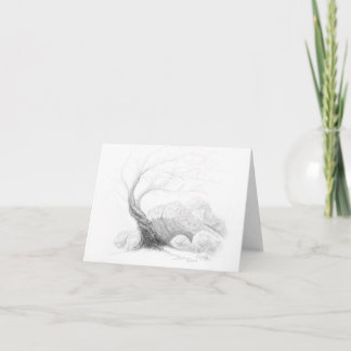 Cartão Placa de desenho de árvore - 18_08_23