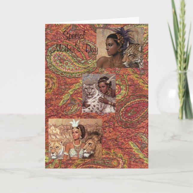 Cartão Placa de dia de as mães (Frente)