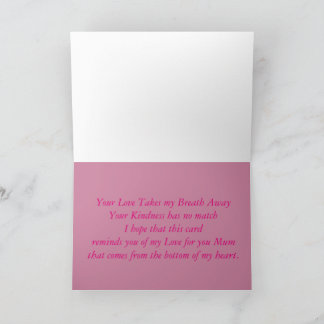 Cartão Placa de dia de as mães