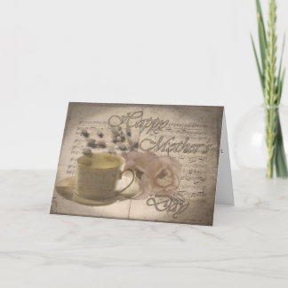 Cartão Placa de dia de as mães