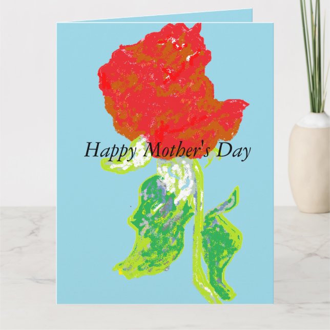 Cartão Placa de dia de as mães (Frente)