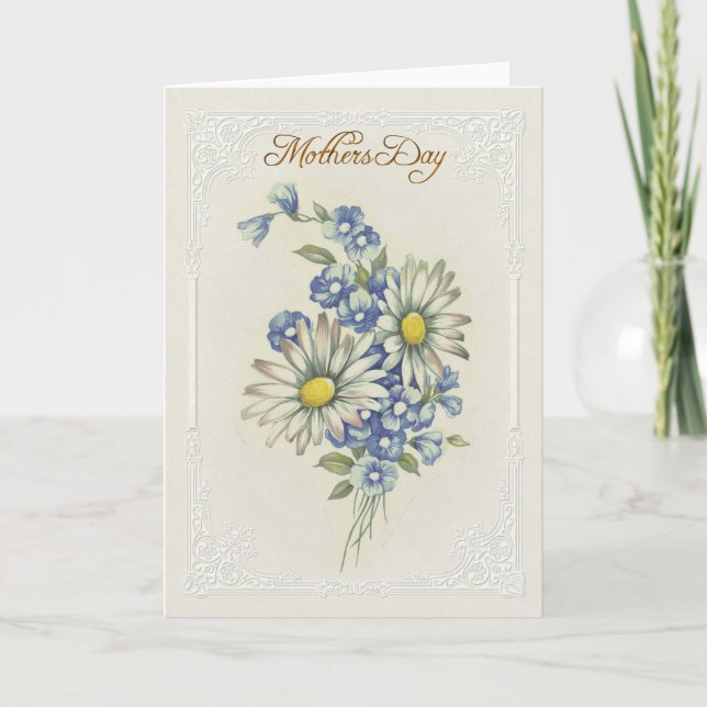 Cartão Placa de dia de as mães (Frente)