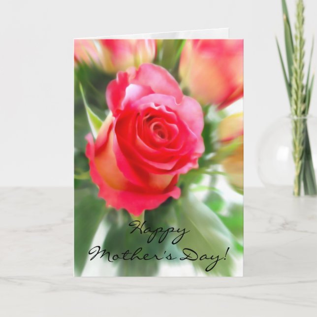 Cartão Placa de dia de as mães (Frente)