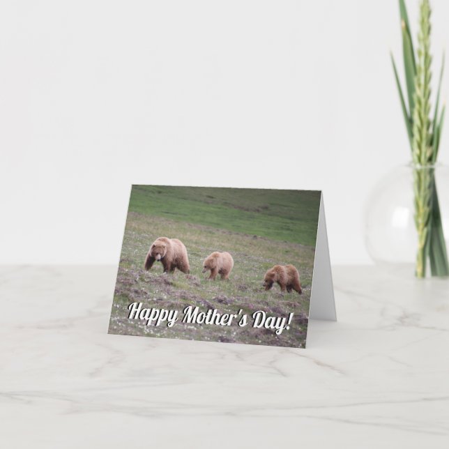 Cartão Placa de dia de as mães (Frente)