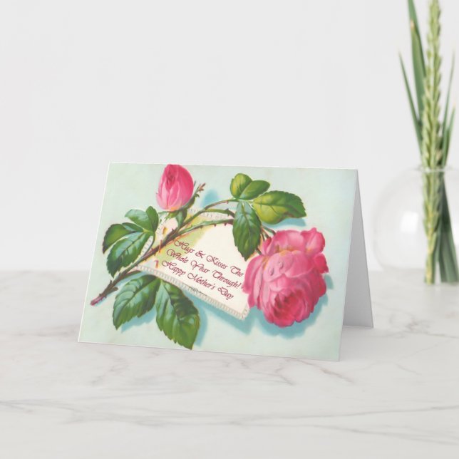 Cartão Placa de dia de as mães (Frente)