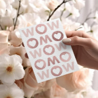 Placa de Dia de as mães de folha cor-de-rosa embeb