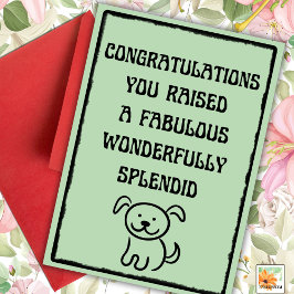 Cartão Placa de Dia de as mães de Pet Feliz e Engraçado c