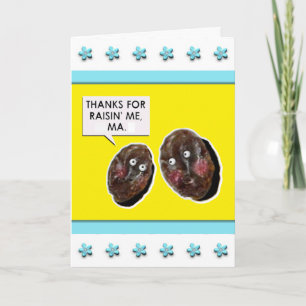 Cartão Placa de Dia de as mães engraçada