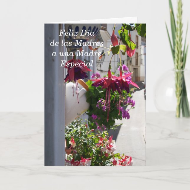 Cartão Placa de Dia de as mães espanhola (Frente)