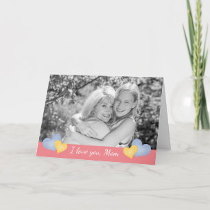 Cartão Placa de Dia de as mães Feliz