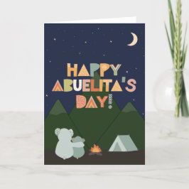 Cartão Placa de dia de as mães para Abuelita