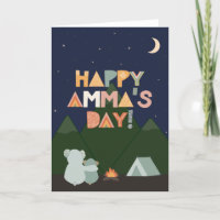 Placa de dia de as mães para Amma