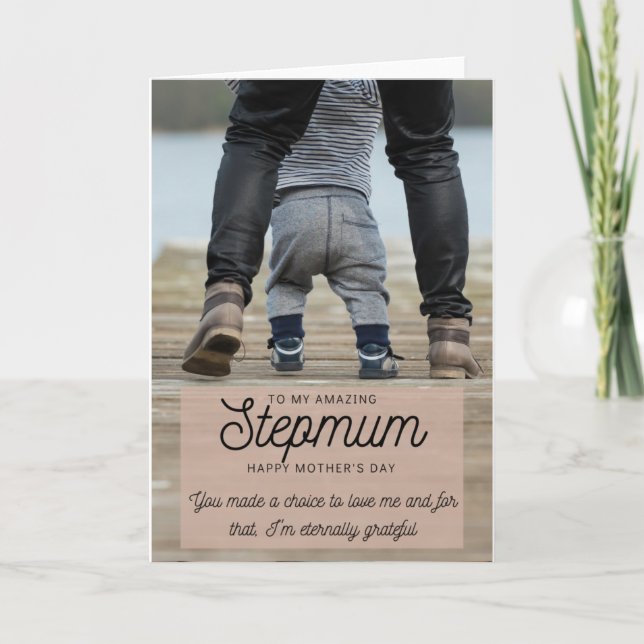 Cartão Placa De dia de as mães Para Mães Passo (Frente)