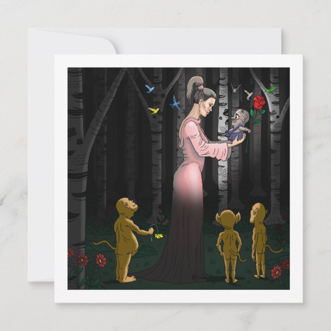 Cartão Placa de dia de os namorados (Frente)