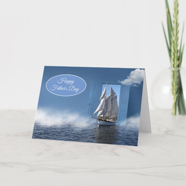 Cartão Placa de dia de os pais (Frente)