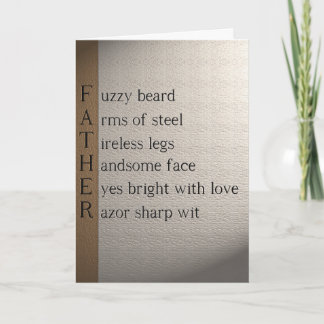 CARTÃO PLACA DE DIA DE OS PAIS