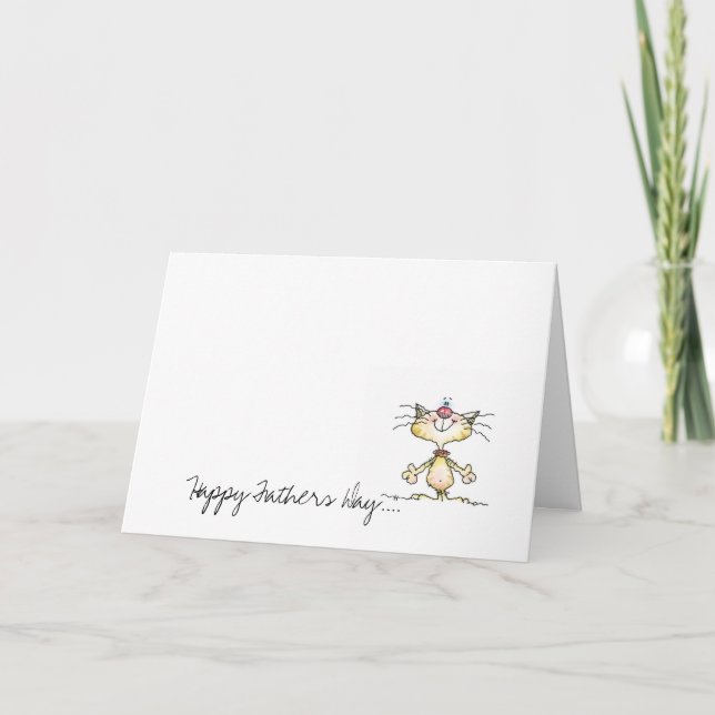 Cartão placa de dia de os pais (Frente)