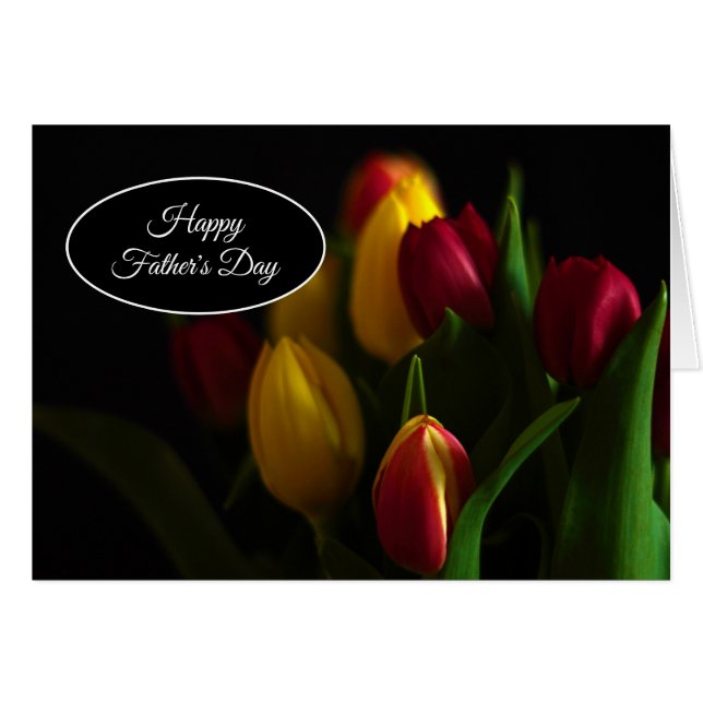 Cartão Placa de dia de os pais (Frente Horizontal)