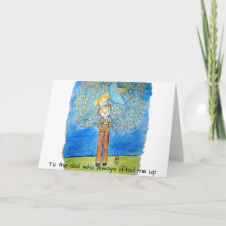 Cartão Placa de Dia de os pais cômoda