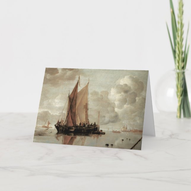 Cartão Placa de Dia de os pais de Navios (Frente)