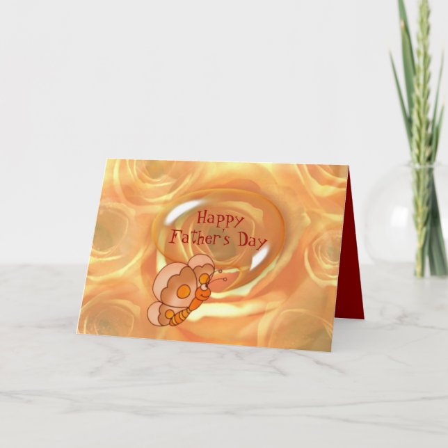 Cartão Placa de Dia de os pais Feliz (Frente)