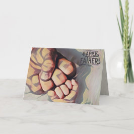 Cartão Placa de Dia de os pais Feliz