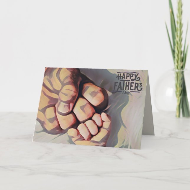 Cartão Placa de Dia de os pais Feliz (Frente)