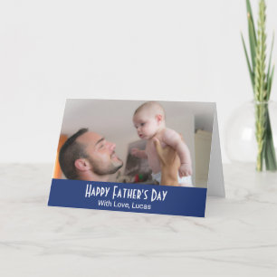 Cartão Placa de Dia de os pais Personalizada de Fotografi