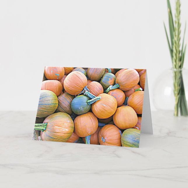 Cartão Placa de Exibição de Bênçãos de Queda (Frente)