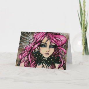 Cartão Placa de Fada Steampunk "Genevieve"