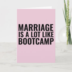 CARTÃO PLACA DE FELICITAÇÃO DE CASAMENTO FUNNAL, BOOTCAMP
