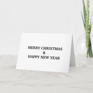 CARTÃO PLACA DE FELIZ ANO NOVO DE NATAL DE MERCADORIAS SI