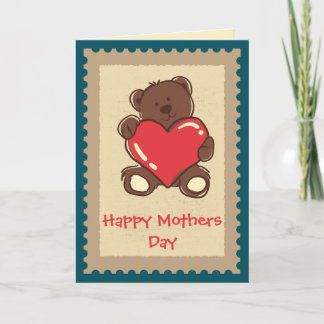 Cartão Placa de feliz dia de as mães (Download Digital)