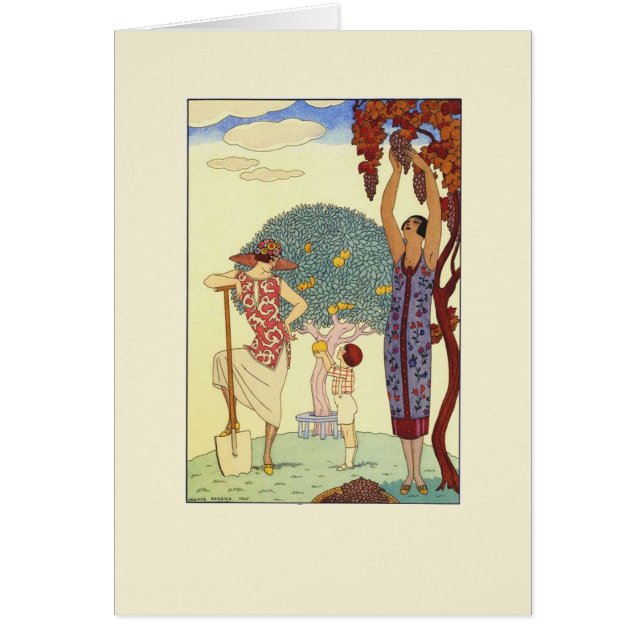 Cartão placa de forma do 1920, vestidos (Frente)