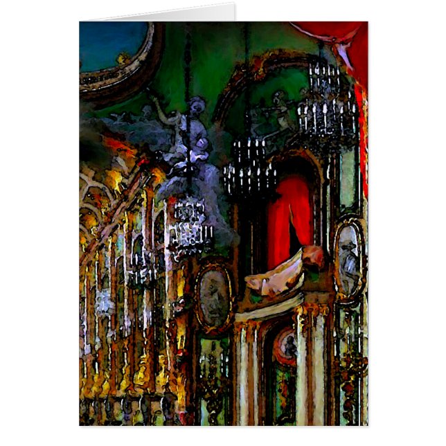 Cartão Placa de Glamor do Palácio ~ (Frente)