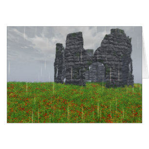 Cartão Placa de Greve Esquecida