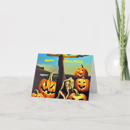 Cartão Placa de Halloween 6