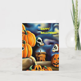 Cartão Placa de Halloween 8