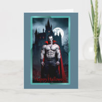 Placa de Halloween Drácula Musclada