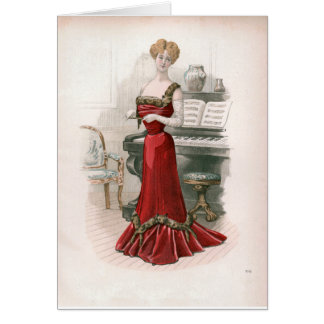 Cartão Placa de Impressão de Moda Foxy KRW Vintage