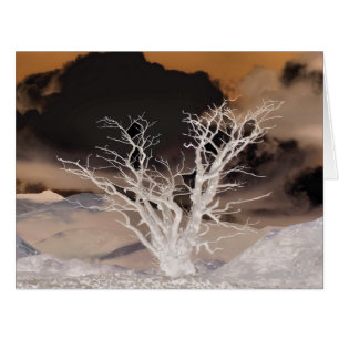 CARTÃO PLACA DE INVERNO DE MONTANHA