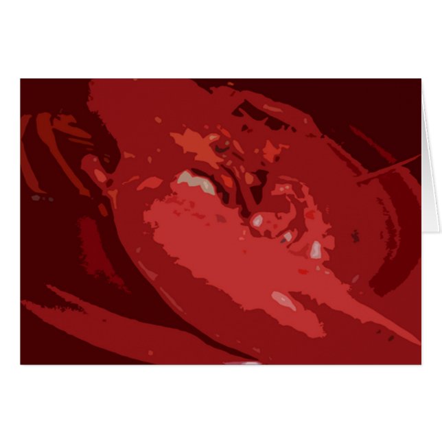 Cartão Placa de lavagante 2 (Frente Horizontal)